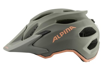 Alpina cyklistická prilba Carapax Jr. Flash, sivá/matná oranžová, S/M (51-56cm)