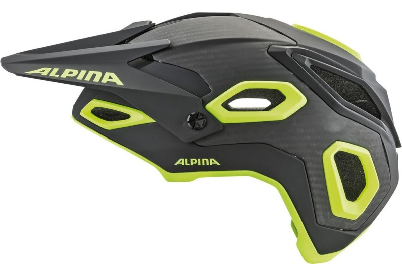 Alpina cyklistická prilba Rootage, čierna/matná neónovo žltá, M (52-57cm)