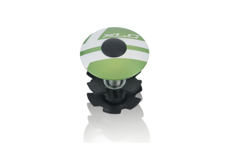 XLC A-Head Plug AP-S01 1.1/8",hliník,limetková zelená