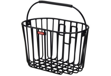 KLICKFIX košík na bicykel Alumino 40x25x26cm, čierna