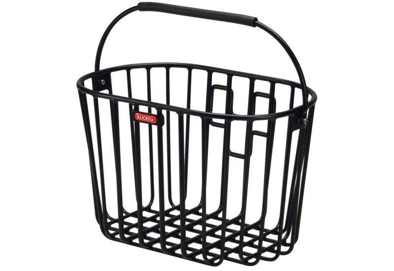 KLICKFIX košík na bicykel Alumino 40x25x26cm, čierna