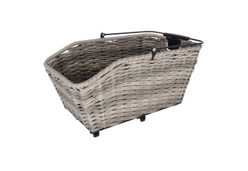 KLICKFIX košík na bicykel Structura GT s klipom 44x24x20cm, šedá