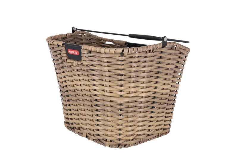 KLICKFIX košík na bicykel Structura 34x25x27cm, hnedá