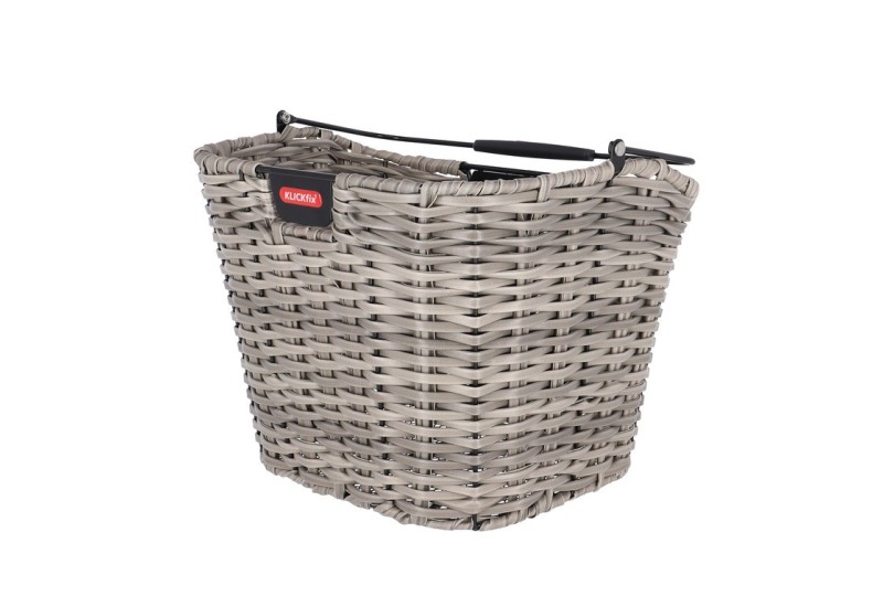 KLICKFIX košík na bicykel Structura 34x25x27cm, šedá