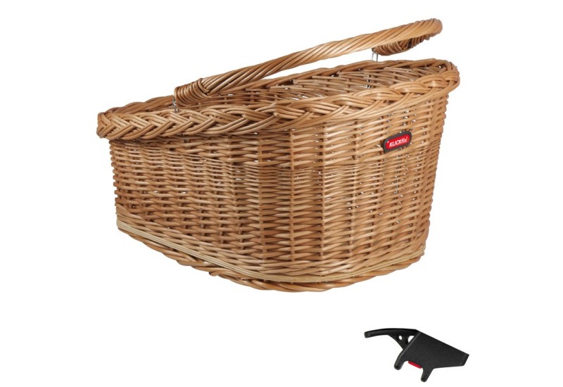 KLICKFIX košík na bicykel s klipom Weidenkorb GT 47x37x26cm, hnedá