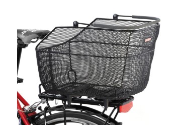 Pletscher košík na bicykel Deluxe XXL 40x36x26cm, čierna