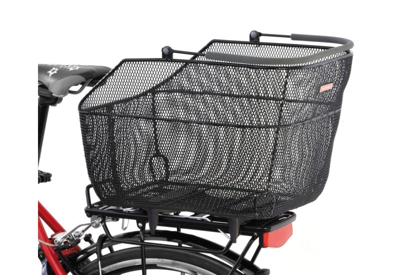Pletscher košík na bicykel Deluxe XXL 40x36x26cm, čierna Pletscher košík na bicykel Deluxe XXL 40x36x26cm, čierna