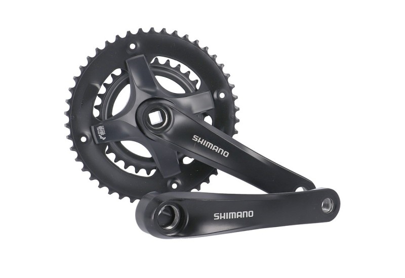 Shimano kľuky TY501 46/30 zubov  175 mm čierne FCTY501 4hran 7/8-st bez ochranného krytu prevodníka 