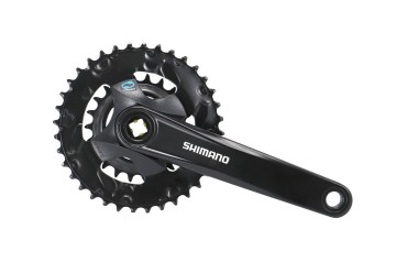 Shimano kľuky Altus 22/36 zubov 175mm FC-M315 čierna, bez ochranného krytu prevodníka, 7-8st. 4hran