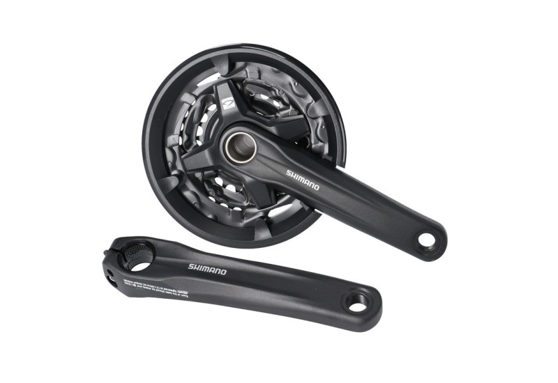 Shimano kľuky súprava MT210-3 40/30/22 zubov 170mm FC-MT 210-3, čierna, pevná osa, s krytom