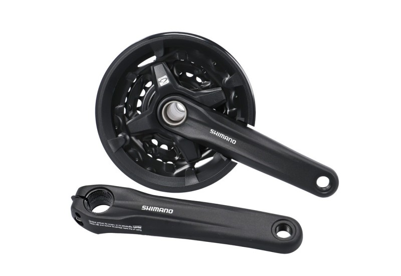 Shimano kľuky súprava MT210-3 40/30/22 zubov 175mm FC-MT 210-3, čierna, pevná osa, s krytom