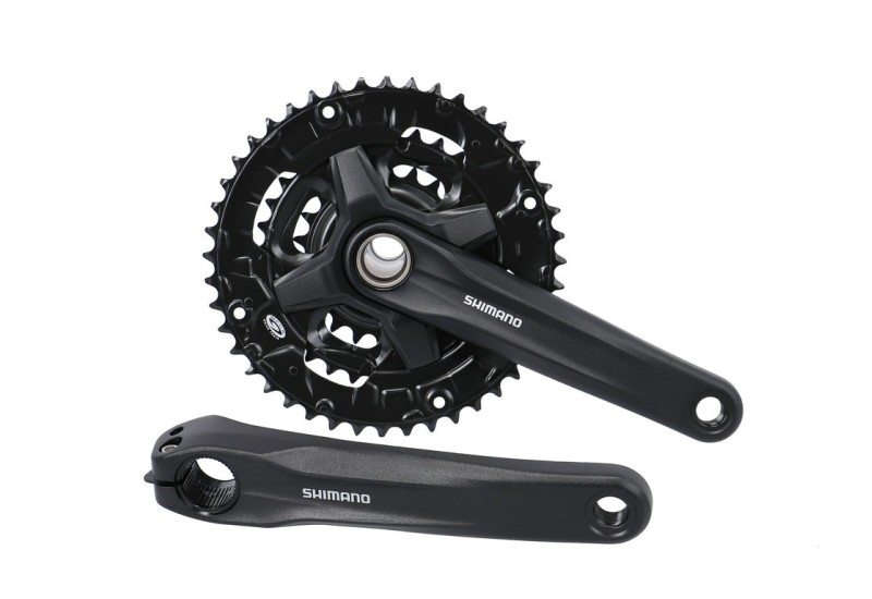 Shimano kľuky súprava MT210-3 40/30/22 zubov 175mm FC-MT 210-3, čierna, pevná osa, bez krytu