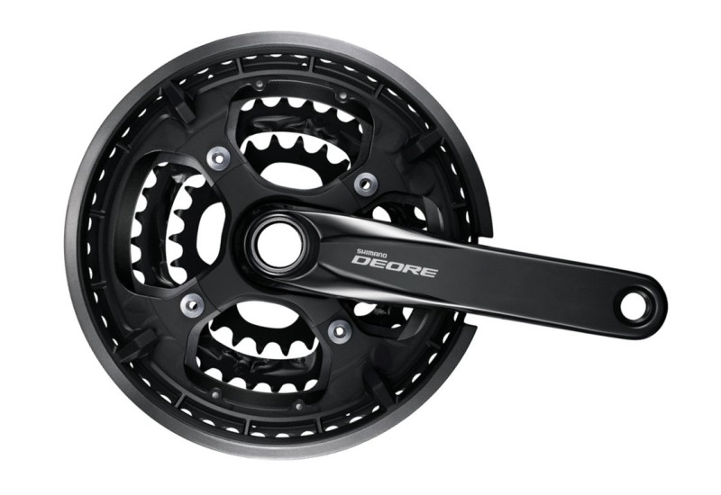 Shimano kľuky T 6010 48/36/26 175mm FC-T 6010, čierna, s ochranným krytom prevodníku, 2 ks