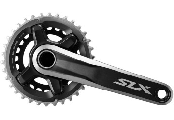 Shimano kľuky súprava SLX 38x28 zubov 170mm FC-M7000 čierna Hollowt.II, KL 48,8 mm