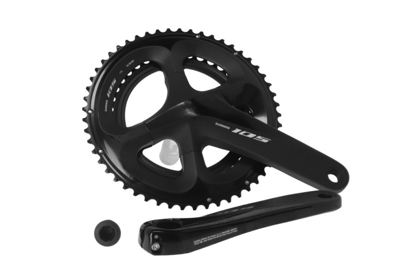 Shimano kľuky súprava 105 39/53 zubov 170mm FC-R7000 čierna, s pevnou osou, 11--st.