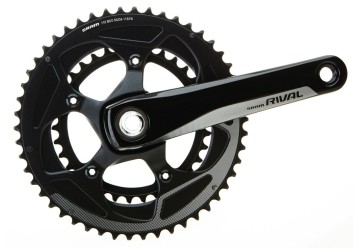 SRAM Kľuky Rival22 GXP 34-50z. Yaw 170mm čierna, 11-r., bez stredového zloženie