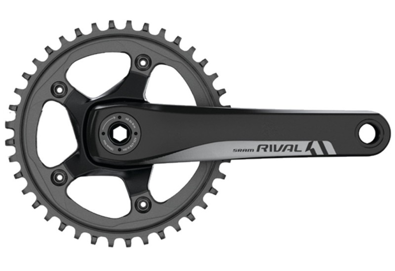 SRAM Kľuky Rival1 GXP 42 Z. 175mm čierna, 10/11-st.,bez.stredového zloženie