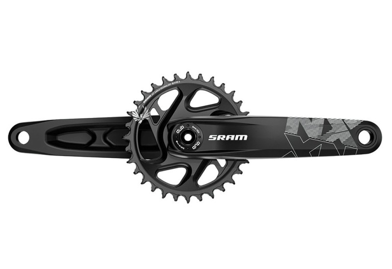 Sram kľuky súprava NX Eagle DUB 175mm bez DUB ložiska, DM, 32-zubov 11/12-st. čierna, X-Sync2