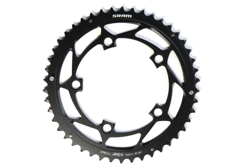 SRAM Prevodník Road 11-st. X-Glide Al crn 34z,S2 Yaw 110Ø 5-der pro50/34z