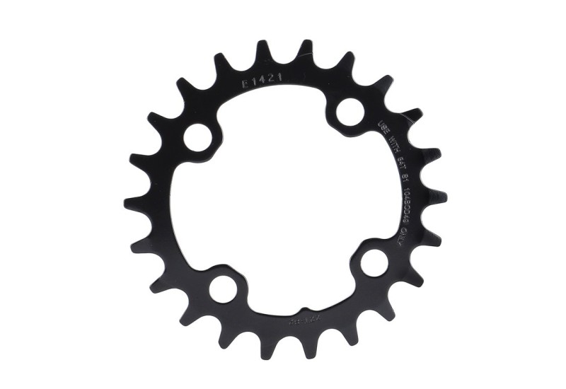 SRAM kľuky MTB 2x10 no Pin 11.6218.023.001, 64BCD, ocel, 22 zubov matná čierna