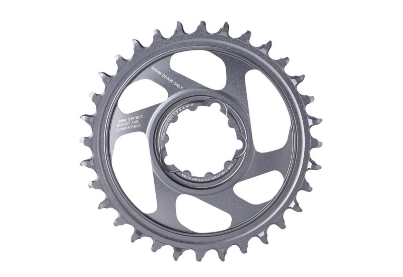 SRAM Prevodník X-Sync2 Eagle Boost 32 Z., šedá,hliník,offset 3mm,DM,12-st.