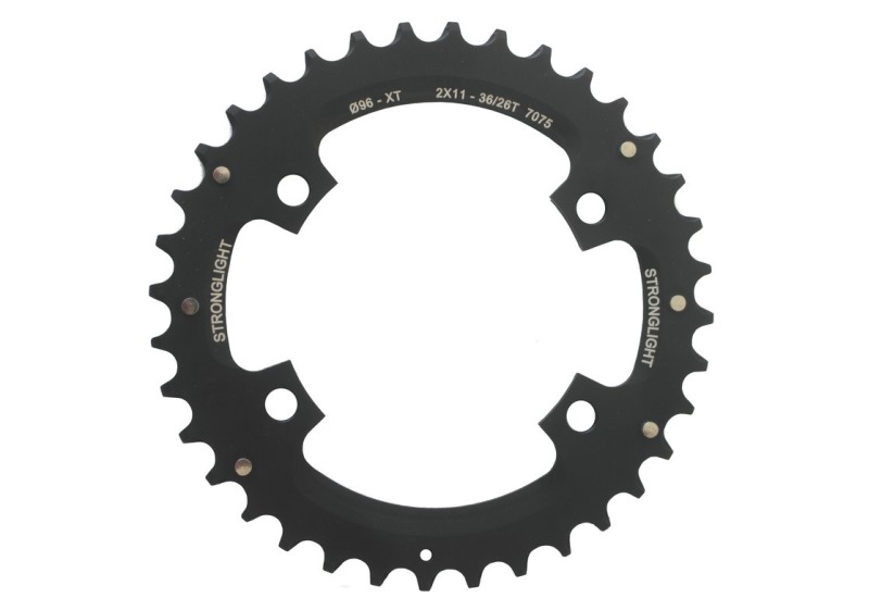 Stronglight Prevodník MTB Shimano 2x11 p.XT FC-M8000/SLX vnejí 36(26)Z crn