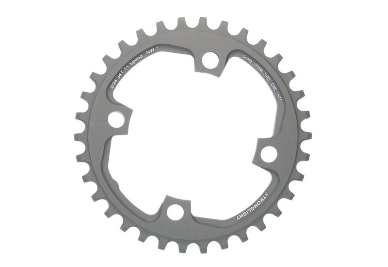 Stronglight Prevodník MTB Sram 1x11 pro X01 4-rameno 34Z,záv.crn LK 94mm HT³