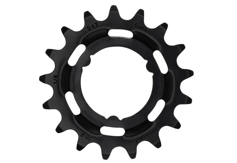 Diverse pastorok E-Bike KMC pro Enviolo 1/2" x 1/8", 17 zubov,  čierna