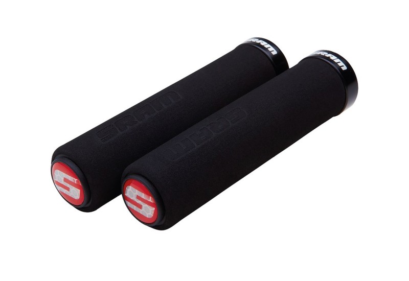 SRAM Soft gripy,zaistenie šróbmi,p.Grip Shift 129mm crn,objímka,čierna+ucpávky