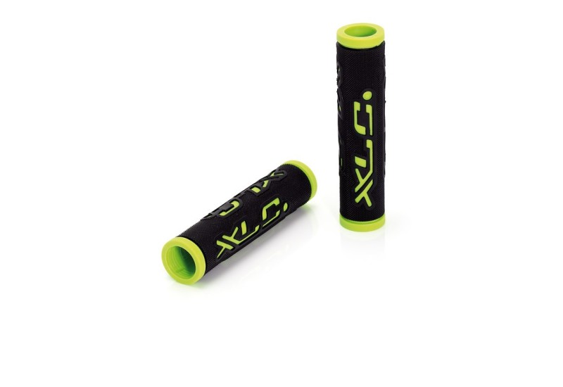XLC gripy 'Dual Colour' GR-G07 čierna/zelená 125 mm