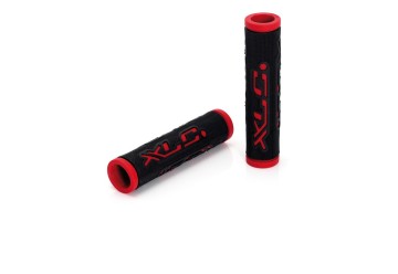 XLC gripy 'Dual Colour' GR-G07 čierna/červená 125 mm