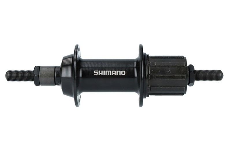 Shimano zadné kolo náboj FH-TY 500 7-fach 135mm, 36 dier, čierna, Nut