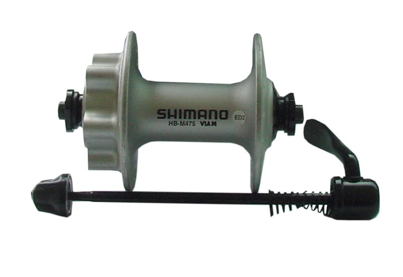Shimano V-brzdový kotúč s nábojem HB-M 475 32-der strieborná