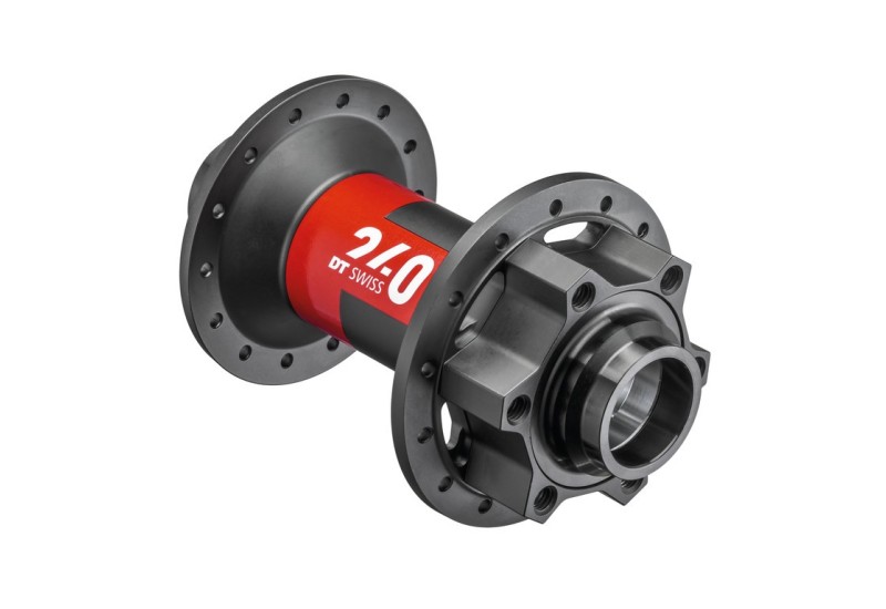 DT Swiss Náboj predného kolesa 240 Road Disc brzda 110mm/20mm TA, IS 6-roub, 28 dier