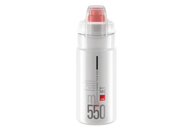 Elite Fľaša Elite Jet Plus 550ml, cirá/červená