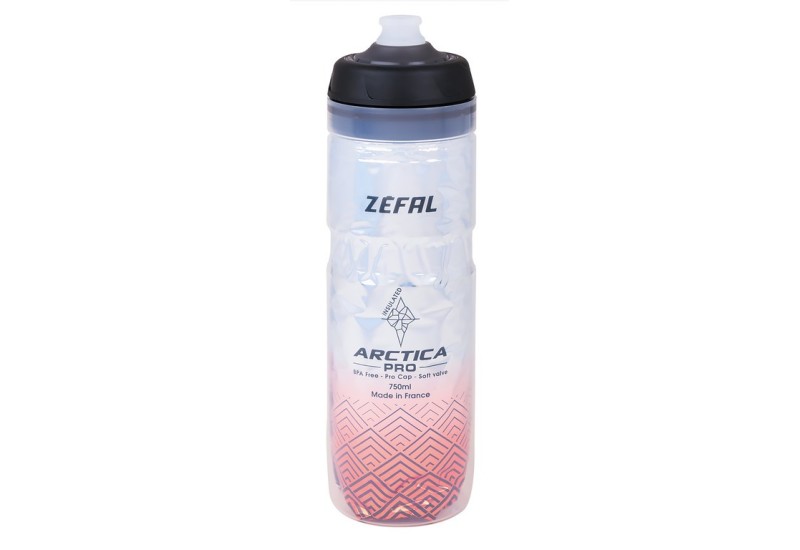 Zefal Fľaša Arctica Pro 75 750ml/25oz výka 259mm strieborná-cerv.