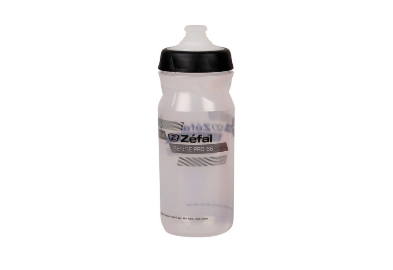 Zefal Fľaša na pitie Sense Pro 65 650ml/22oz výka 193mm transparentná(crn/edá)