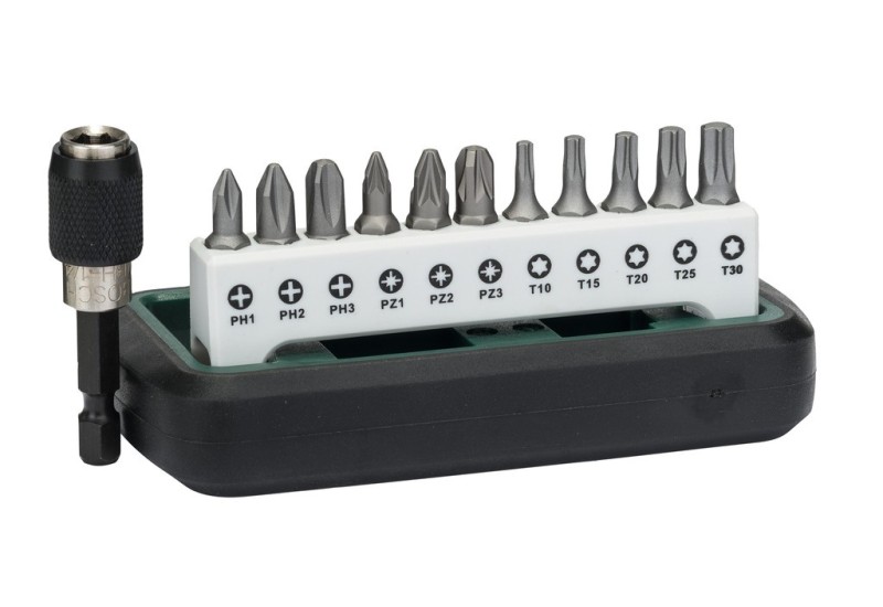 2369002020 6,02 DIY 12tlg. Kompaktní sada bitu BOSCH 5x Torx, 6x krí.r, 1 magnet.držiak 0 K dispozici 2608255993 19 40551