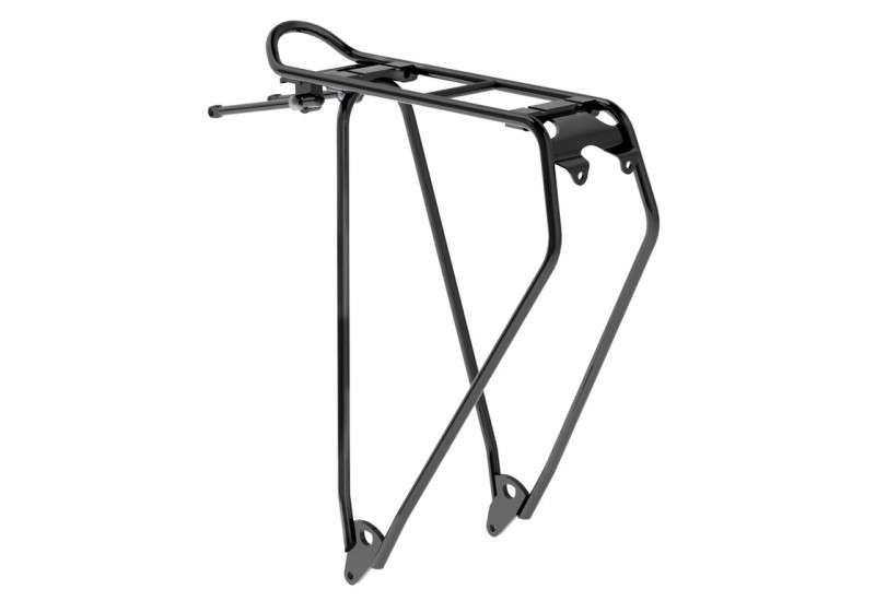 Racktime nosič na zadné koleso Light-It 28'' 28" čierna tvrde eloxované, 450 gr