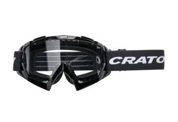Cratoni MTB okuliare C-Rage čierna lesk, sklo ciré