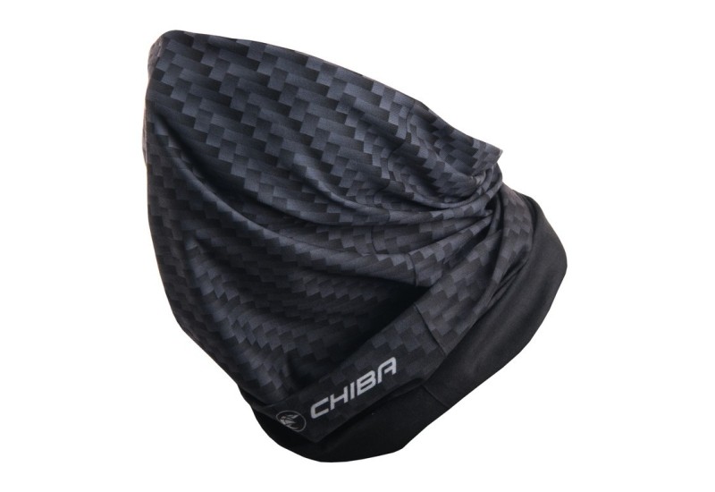 Chiba multifunkčná šatka Sommer Carbon, čierna