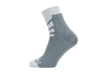 SealSkinz Ponožky Warm Weather Ankle vel.M (39-42) Å¡edÃ¡ vodeodolnÃ©