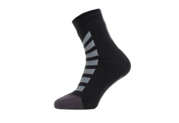 SealSkinz Ponožky All Weather Ankle vel.S (36-38)  Hydrostop čierna/Å¡edÃ¡