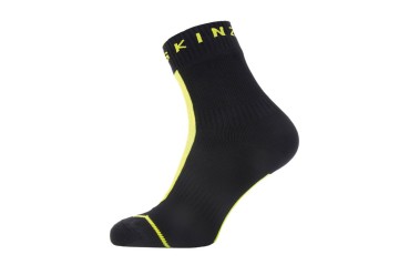SealSkinz Ponožky All Weather Ankle vel.S(36-38)  Hydrostop čierna/neon Å¾lutÃ¡