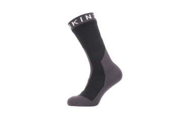 SealSkinz Ponožky Extrem Cold WeatherMid vel.S (36-38) čierna/Å¡edÃ¡