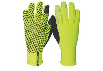 Wowow Morning Breeze cyklistické rukavice, žltá reflexná, veľ XL