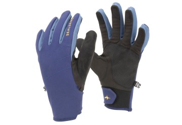 SealSkinz cyklistické rukavice All Weather, Fusion Control, modrá/čierna/žltá, veľ. M/9