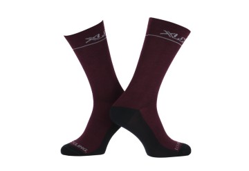 XLC Gravel ponožky CS-L05 vínová, love cycling vel. 46-48