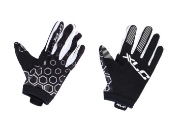 XLC cyklistické rukavice dlhoprsté MTB, čierna/biela, veľ. M