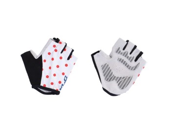 XLC cyklistické rukavice krátkoprsté, biela/červená, veľ. XXL